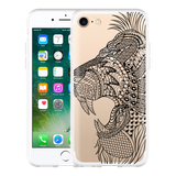 Hoesje geschikt voor iPhone 7 - Mandala Lion