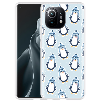 Cazy Hoesje geschikt voor Xiaomi Mi 11 - Pinguins