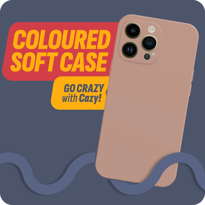 Cazy Soft Color TPU Hoesje geschikt voor iPhone 14 Pro Max - Roze