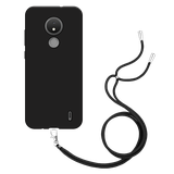 TPU Hoesje met Koord geschikt voor Nokia C21 - Zwart