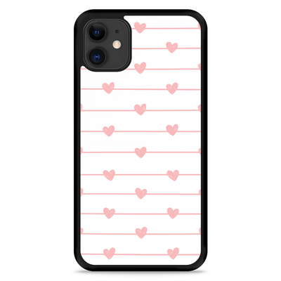 Cazy Hardcase hoesje geschikt voor iPhone 11 - Pink Love