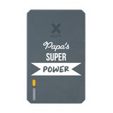 Xtorm Powerbank 10.000 mAh Grijs - Papa's Superpower