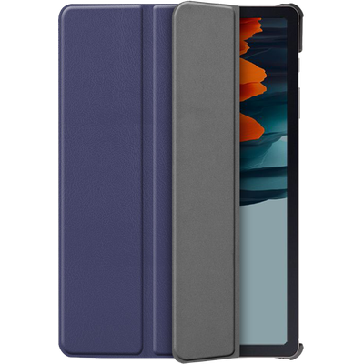 Cazy TriFold Hoes met Auto Slaap/Wake geschikt voor Samsung Galaxy Tab S7 - Blauw