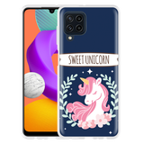 Hoesje geschikt voor Samsung Galaxy M22 - Sweet Unicorn
