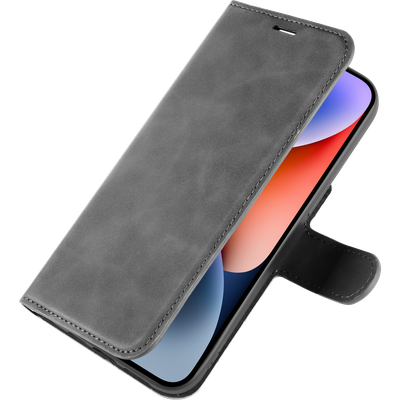 Cazy Premium Wallet Hoesje geschikt voor iPhone 14 Plus - Grijs