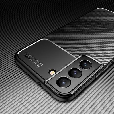 Cazy Rugged TPU Hoesje geschikt voor Samsung Galaxy S22 - Zwart