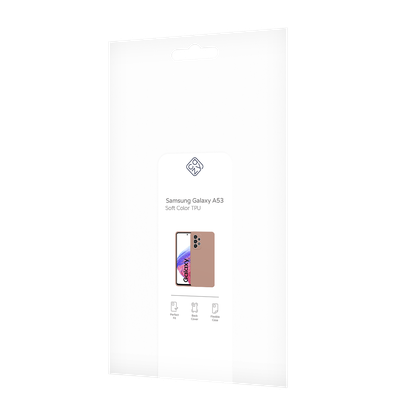 Cazy Soft Color TPU Hoesje geschikt voor Samsung Galaxy A53 - Roze