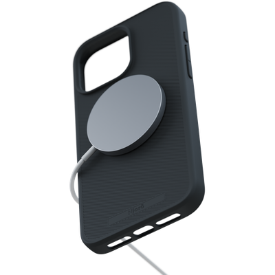 Njord Collections 100% GRS Slim Hoesje geschikt voor iPhone 15 Pro Max - Mag compatibel - Duurzaam materiaal - Grijs