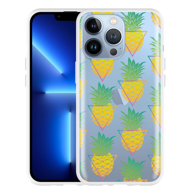 Cazy Hoesje geschikt voor iPhone 13 Pro - Pineapple