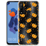 Cazy Hoesje geschikt voor Huawei P20 Lite 2019 - Pumpkins
