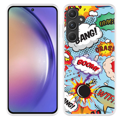 Cazy Hoesje geschikt voor Samsung Galaxy A55 Comic