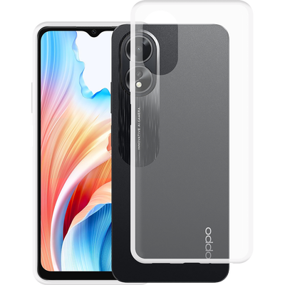 Just in Case Oppo A38 4G / A18 4G - Soft TPU Case with Necklace Strap - Clear