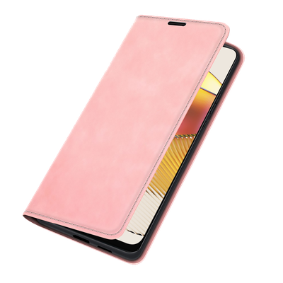 Cazy Wallet Magnetic Hoesje geschikt voor Motorola Moto G73 - Roze