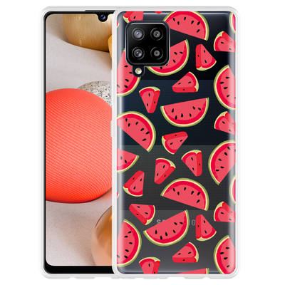 Cazy Hoesje geschikt voor Samsung Galaxy A42 - Watermeloen