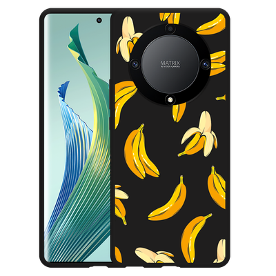 Cazy Hoesje Zwart geschikt voor Honor Magic5 Lite Banana