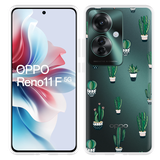 Hoesje geschikt voor Oppo Reno11 F Green Cactus