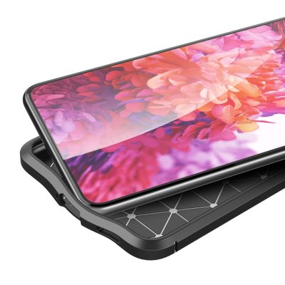Cazy TPU Hoesje Soft Design geschikt voor Samsung Galaxy S21 Plus - Zwart