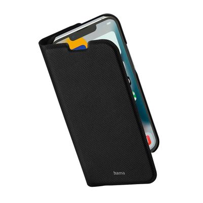Hama Booklet Slim Pro Cover Hoesje geschikt voor Apple iPhone 13 Pro Max - Pasvakjes - Magnetische sluiting - Standfunctie - Perfecte Pasvorm - Zwart