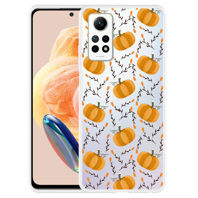 Cazy Hoesje geschikt voor Xiaomi Redmi Note 12 Pro 4G Pumpkins