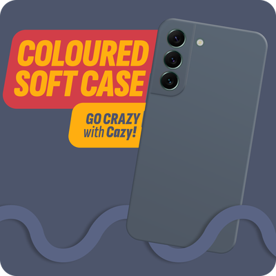Cazy Soft Color TPU Hoesje geschikt voor Samsung Galaxy S22 - Blauw