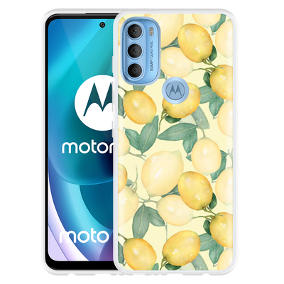 Cazy Hoesje geschikt voor Motorola Moto G71 - Lemons