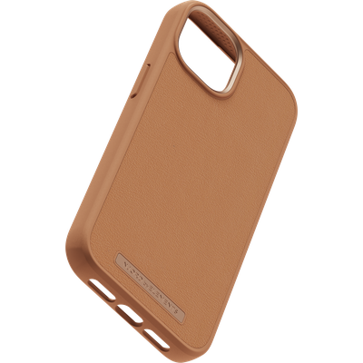 Njord Collections Hoesje geschikt voor iPhone 14 - Genuine Leather - 2m Valbescherming - Cognac