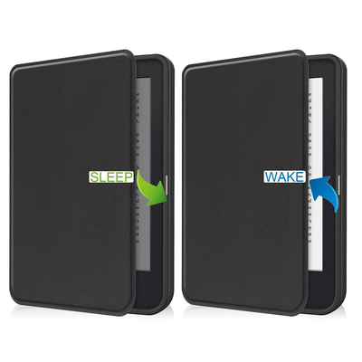 Cazy Hoes geschikt voor Kobo Clara 2E - E-reader Folio Hoes - Zwart