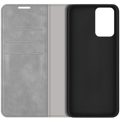 Cazy Wallet Magnetic Hoesje geschikt voor Samsung Galaxy A53 - Grijs