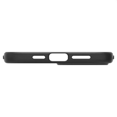 Hoesje geschikt voor iPhone 12 / iPhone 12 Pro - Spigen Liquid Air Case - Zwart
