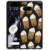 Hoesje Zwart geschikt voor Google Pixel 7 - Frappuccino's