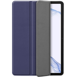 Hoes geschikt voor Samsung Galaxy Tab S8 - TriFold Tablet Smart Cover met Penhouder - Blauw