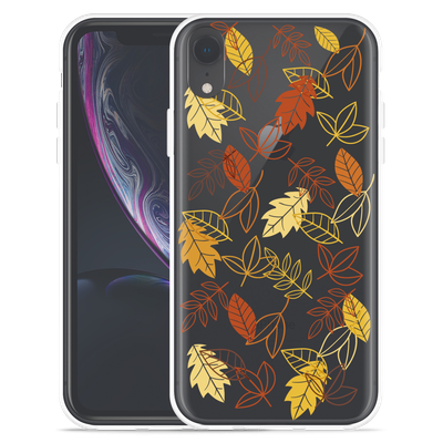 Cazy Hoesje geschikt voor iPhone Xr - Falling Leaves