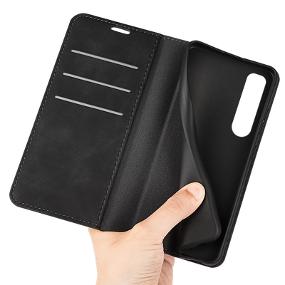 Cazy Wallet Magnetic Hoesje geschikt voor Sony Xperia 5 IV - Zwart