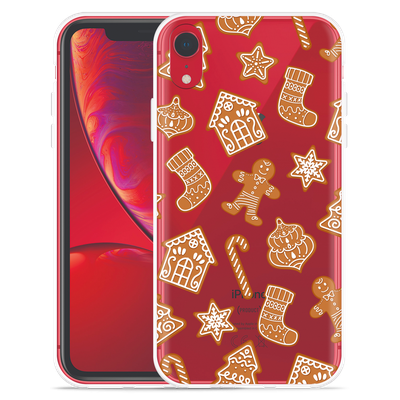 Cazy Hoesje geschikt voor iPhone Xr - Christmas Cookies