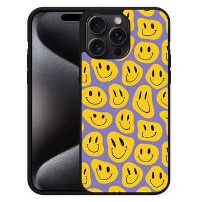 Cazy Hardcase Hoesje geschikt voor iPhone 15 Pro Max Smileys