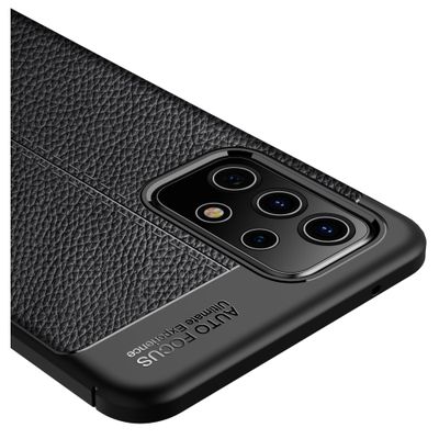 Cazy TPU Hoesje Soft Design geschikt voor Samsung Galaxy A72 5G - Zwart