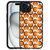 Hardcase Hoesje geschikt voor iPhone15 70s Oranje