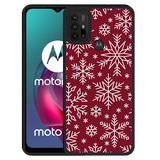 Hardcase hoesje geschikt voor Motorola Moto G10 - Sneeuw