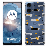 Hoesje geschikt voor Motorola Moto G04/G04s/G24/G24 Power Teckels