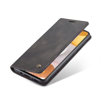 CASEME Samsung Galaxy S21 Ultra Retro Wallet Case - Black