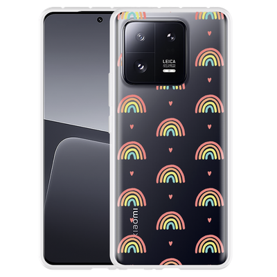 Cazy Hoesje geschikt voor Xiaomi 13 Pro Regenboog Patroon
