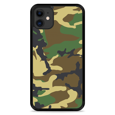 Cazy Hardcase hoesje geschikt voor iPhone 11 - Camouflage Green