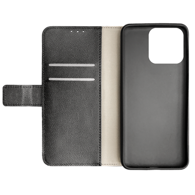 Cazy Wallet Classic Hoesje geschikt voor Xiaomi Redmi 12C - Zwart
