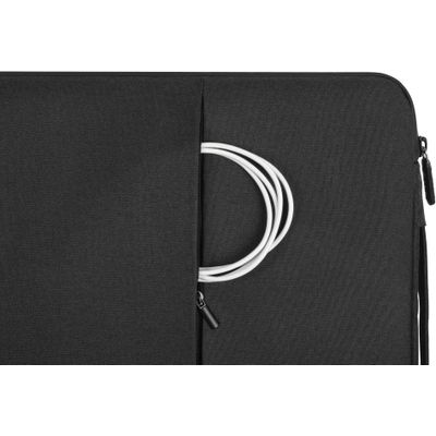 Gecko Universele Laptop Zipper Sleeve 13 inch - 100 GRS Materiaal - Zwart