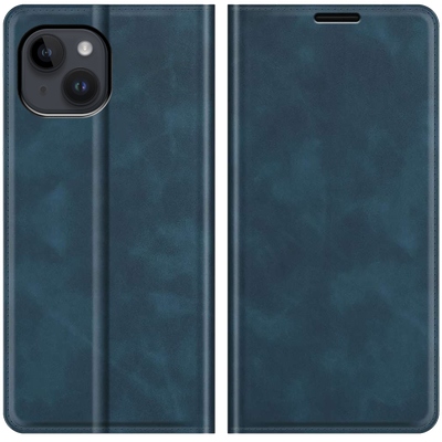 Cazy Wallet Magnetic Hoesje geschikt voor iPhone 14 - Blauw