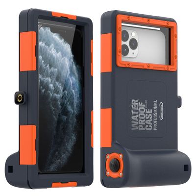 Shellbox waterproof hoesje duiken universeel case onderwater waterbestendig cover - geschikt voor iphone 12/13/14/15 Galaxy A Serie / S Serie