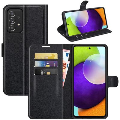 Cazy Portemonnee Wallet Hoesje geschikt voor Samsung Galaxy A73 - Zwart