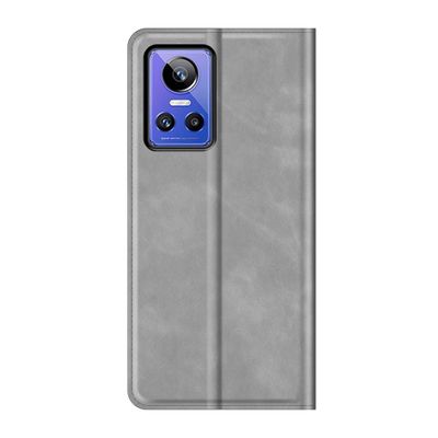 Cazy Wallet Magnetic Hoesje geschikt voor Realme GT Neo3 - Grijs