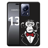 Hoesje Zwart geschikt voor Xiaomi 13 Lite Smoking Chimp