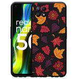 Hoesje Zwart geschikt voor Realme Narzo 50 - Herfstbladeren